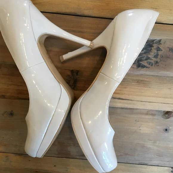 Call it Spring Patent Nude Heels - Picture 7 of 9